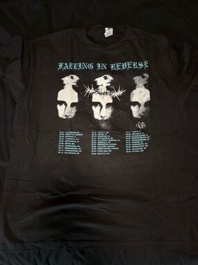 Falling in Reverse Tour T-Shirt Black Graphic Tee
